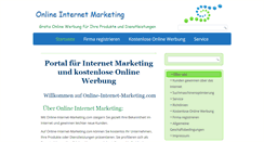 Desktop Screenshot of online-internet-marketing.com